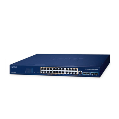 Switch PoE Administrable Capa 3, 24 Puertos Gigabit, Hasta 480 W, 8 Puertos 802.3bt, 16 Puertos 802.3at, 4 Puertos SFP 10G