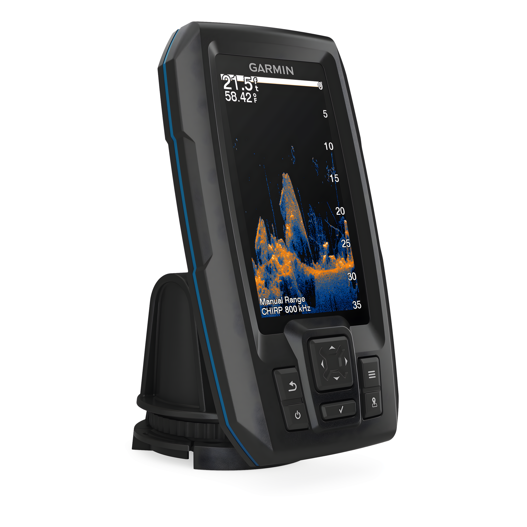 Ecosonda STRIKER™ Vivid 4cv, incluye transductor GT20-TM — GARMIN · SKU 10-02550-00