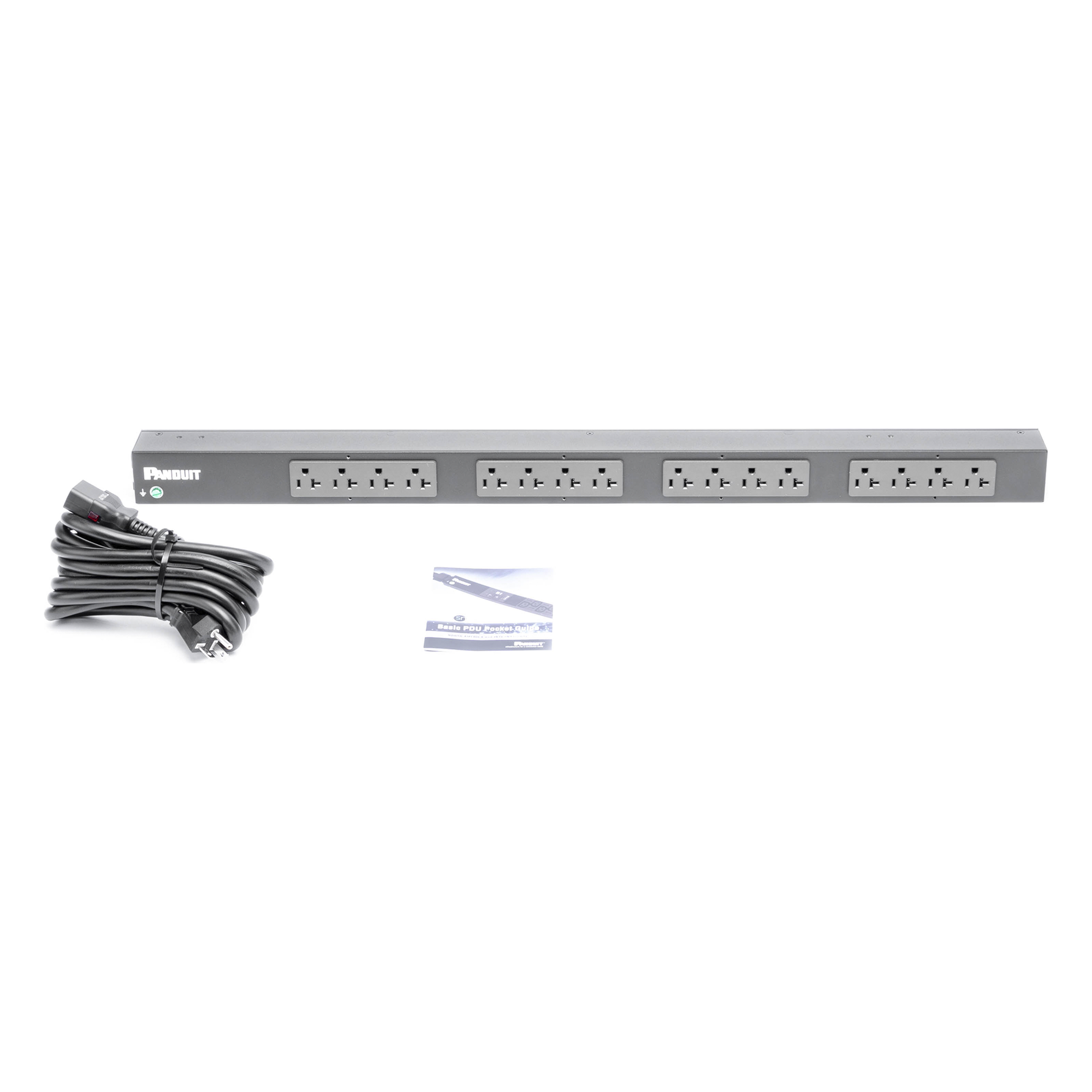 PDU Básico para Distribución de Energía, Enchufe de Entrada NEMA 5-20P, Con 16 Contactos NEMA 5-20R, de Instalación Vertical, 20 Amp, 120 Vca