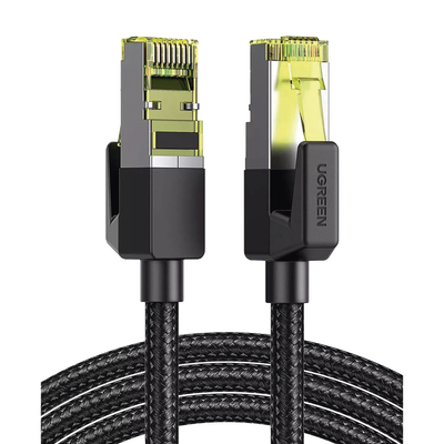 Cable Ethernet Cat7 CLASS F/FTP Redondo con Malla de Nylon 2 Metros (6.56 Pies) — UGREEN · SKU 80423