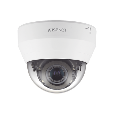 Cámara IP Tipo Domo Interior 2 Megapíxel / Lente Varifocal 3.2-10mm / IR 20M / WDR 120db / H.265 & WiseStream — HANWHA VISION · SKU QND-6082R1
