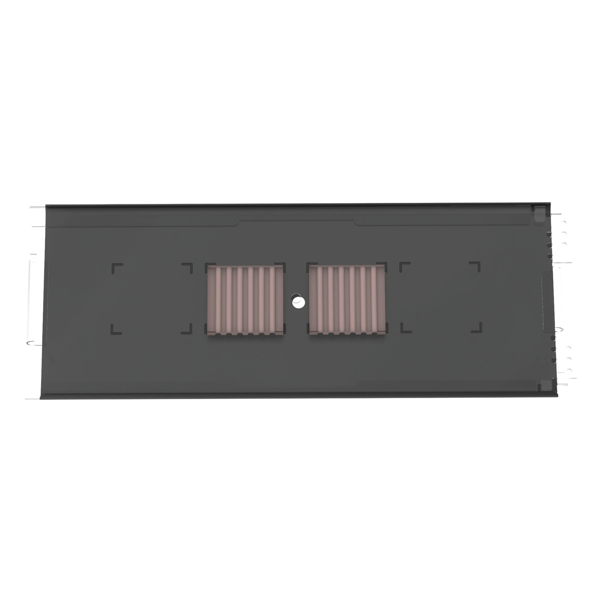 Charola de Empalme para Fibra Óptica, Para Protección de 24 Empalmes de Fusión o Mecánicos, Compatible con los Paneles FRME3 y FRME4 — PANDUIT · SKU FST24