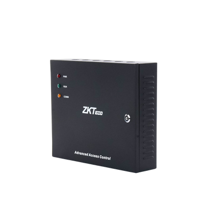 Controlador de Acceso 4 Puertas / 3,000 Huellas 30,000 Tarjetas / TCP/IP / Gabinete Metálico y Fuente 12V 5A
