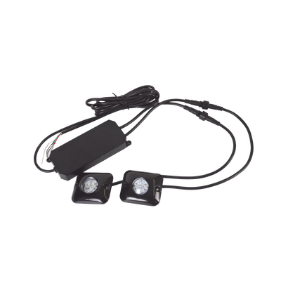Estrobos Ocultos de 12 LED, Color Claro