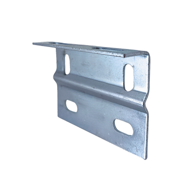 Placa Salida a Tubo, con acabado Electro Zinc