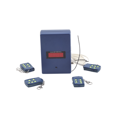 Receptor Inalambrico Universal Administrable por Software, Hasta 1600 controles de usuarios, compatible con Barreras y Motores de puertas