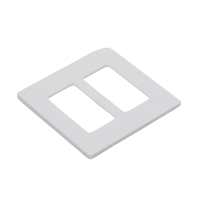 Tapa Color Blanco Satin Snow para interruptor o dimmer Lutron, 2 gang, limpio y moderno