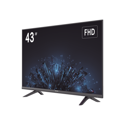 Monitor LED Full HD 43" / Ideal para Oficina y Hogar / Uso 24-7 / Entrada HDMI/VGA/USB / Compatible con Montaje VESA (200 X 200) / Bocinas Integradas — HIKVISION · SKU DS-D5043F3-1V0S