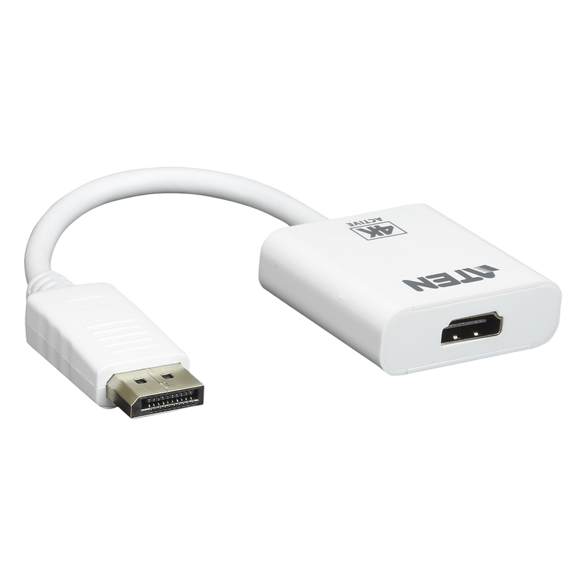 Adaptador activo de DisplayPort a HDMI | 4K | Compatible con audio | 