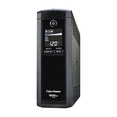 UPS de 1500 VA/900 W, Topología Línea Interactiva, Entrada 120 Vca NEMA 5-15P, Tipo Mini Torre, Con 12 Tomas NEMA 5-15R