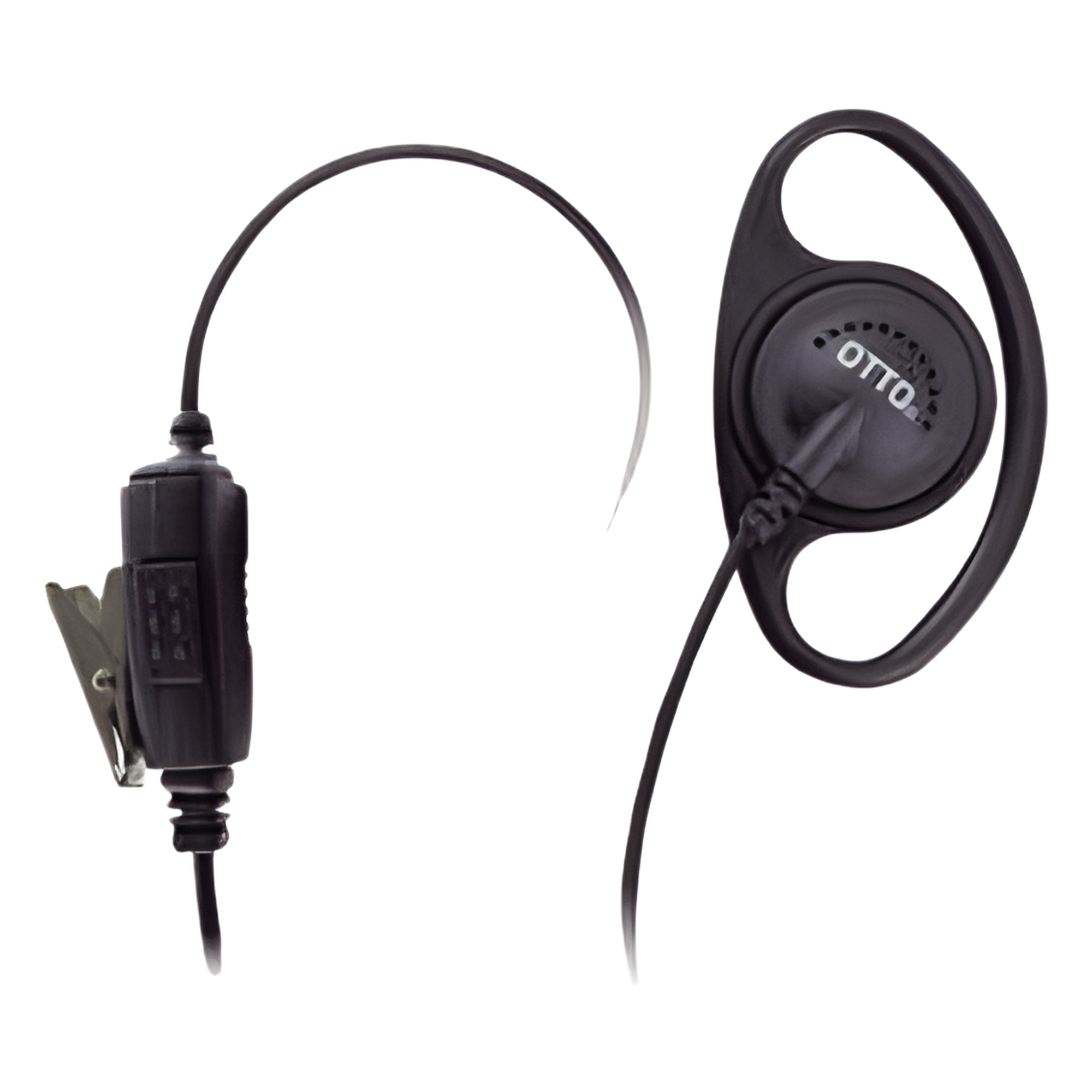 Micrófono-Audífono tipo Anillo, Cable con 40 lbs de Resistencia. KENWOOD NX-340/320/420, TK-3230/3000/3402/3312/3360/3170 — OTTO · SKU E1-ET2KA131
