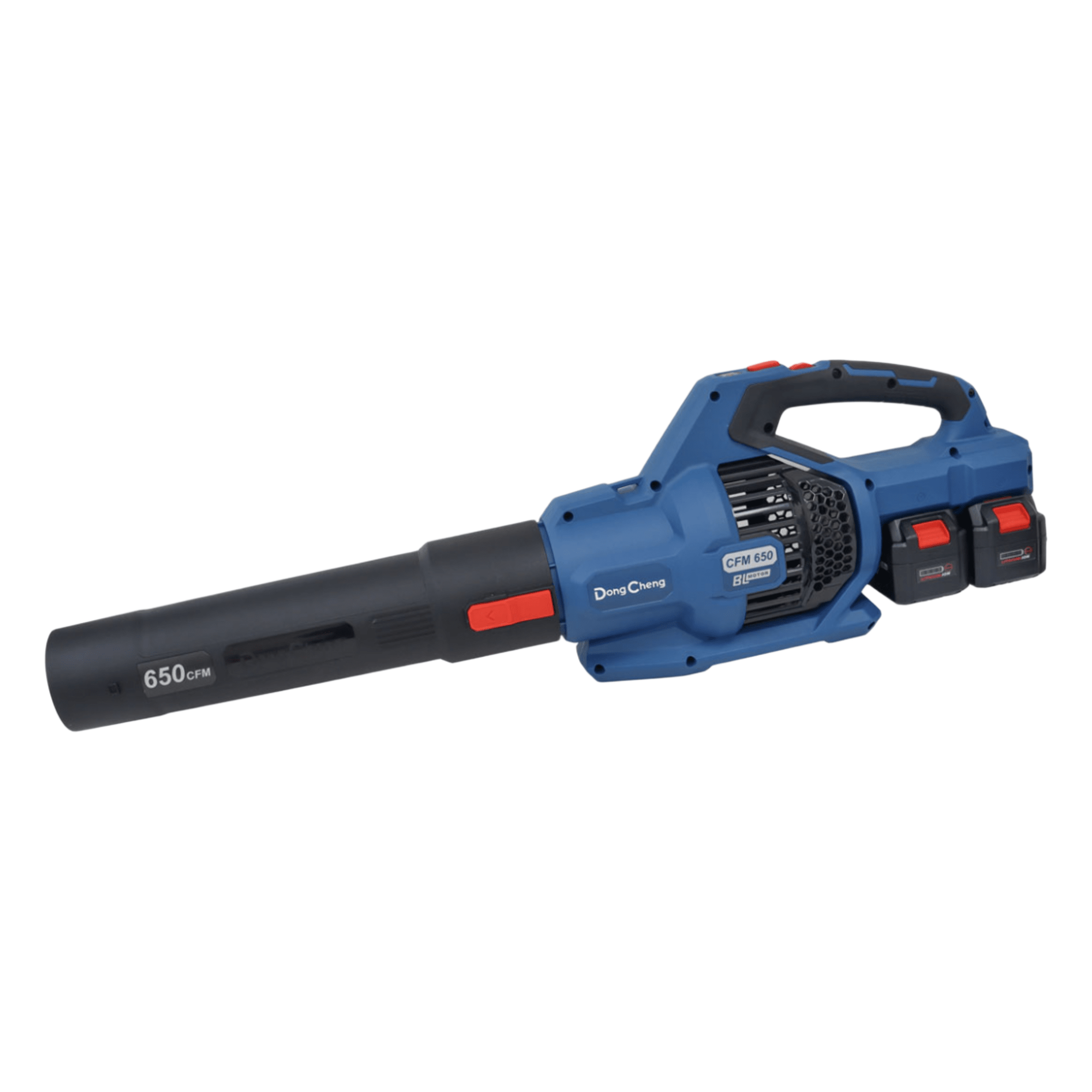 Sopladora Inalámbrica de 20V+20V, Incluye 2 baterías de 20V/6.0Ah, Cargado doble y 3 Boquillas. — DONGCHENG · SKU DCL-B40171-H2S