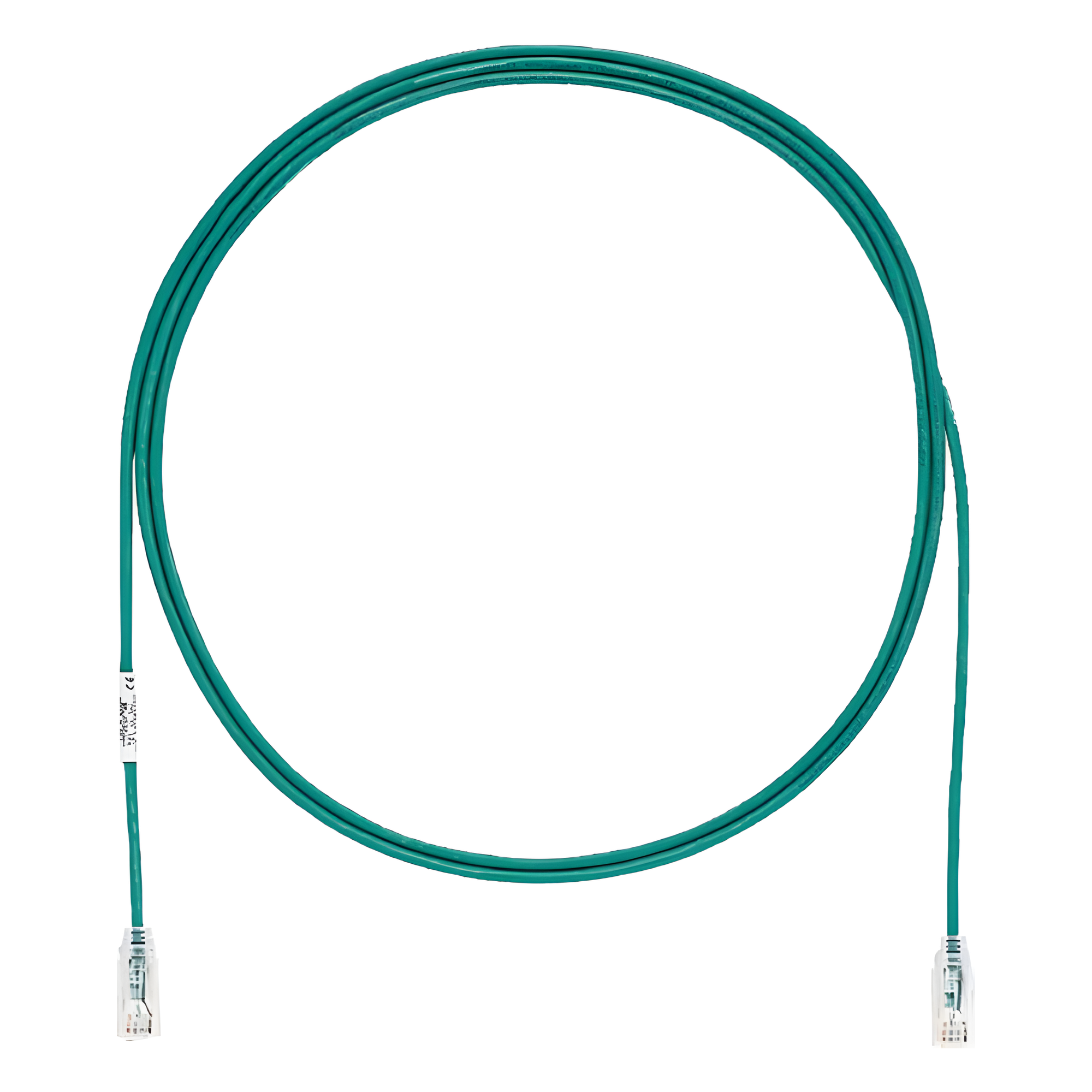 Cable de Parcheo TX6, UTP Cat6, Diámetro Reducido (28AWG), Color Verde, 0.3 Metros (1 Pie) — PANDUIT · SKU UTP28SP1GR