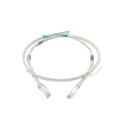 Cable de Parcheo TX6, UTP Cat6, 24 AWG, CM, Color Blanco Mate, 0.91 Metros (3 Pies)