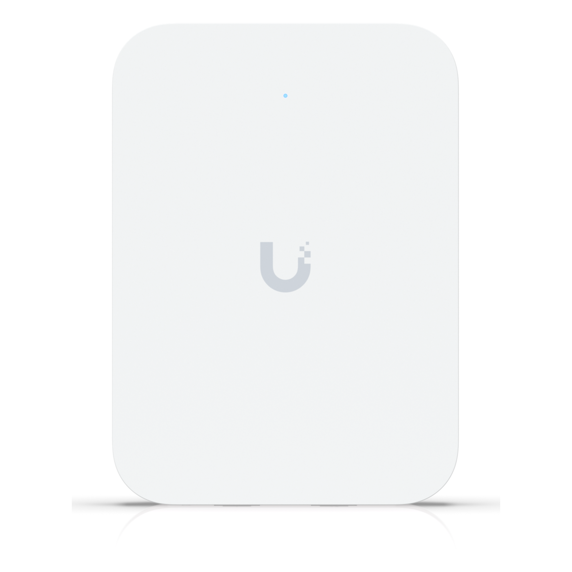 Punto de Acceso Wi-Fi 7 / In-Wall / 4x4 MU-MIMO / Cobertura 115 m² (1250 ft²) / 200 Usuarios / Switch PoE 2.5 GbE Integrado — UBIQUITI · SKU U7-IW