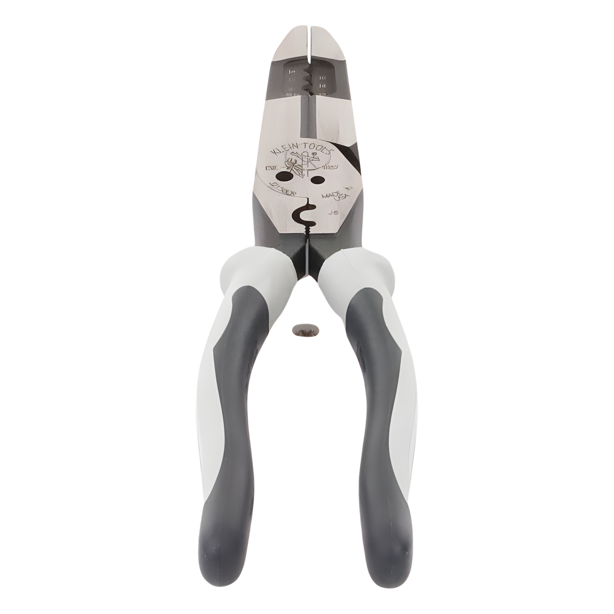 Pinza Híbrida con Ponchadora de 8". Pela Cable Sólido de 10-14 AWG y Cable Trenzado de 12-16 AWG