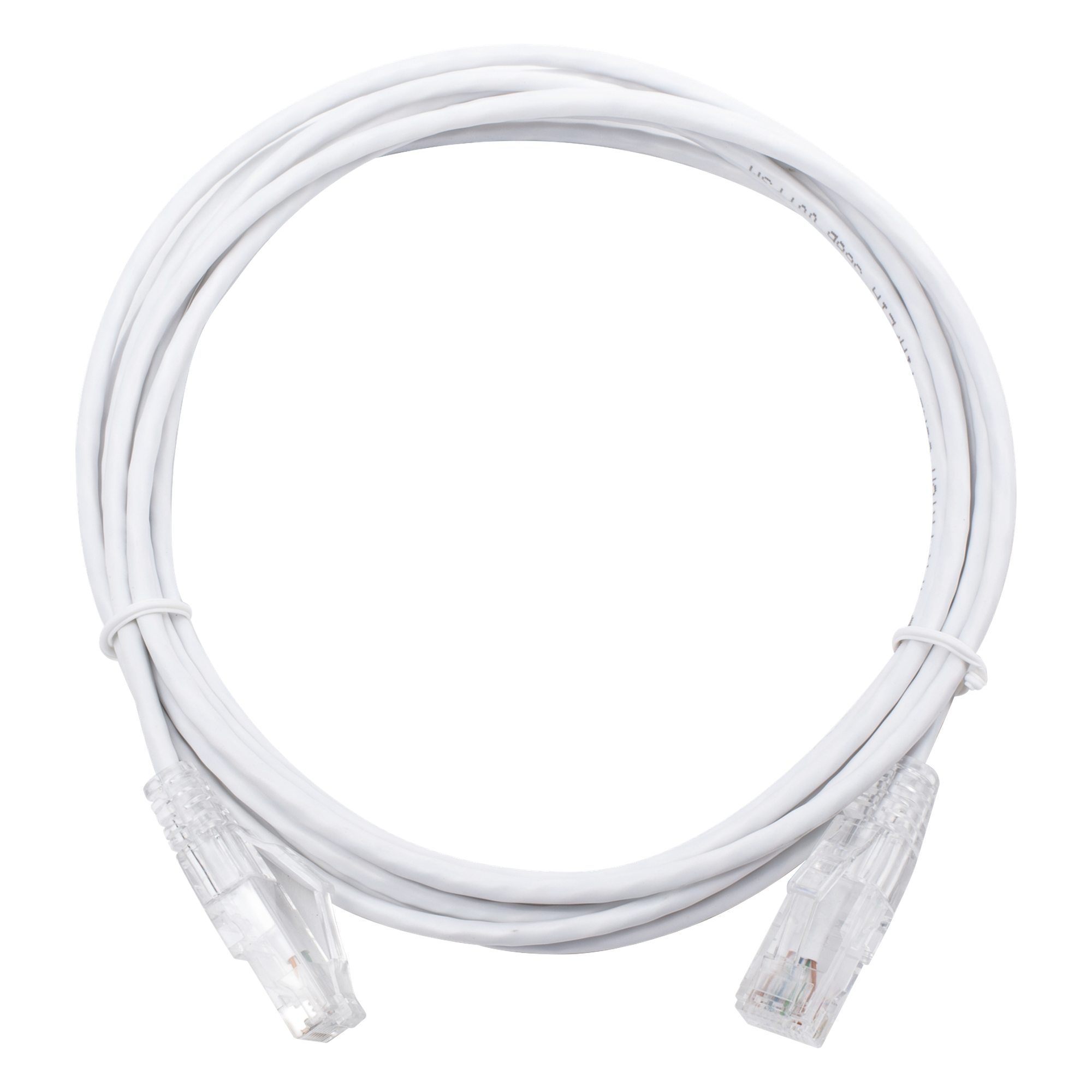 Cable de Parcheo Slim UTP Cat6 - 3 Metros (9.84 Pies) Blanco Diámetro Reducido (28 AWG) — LINKEDPRO BY EPCOM · SKU LP-UT6-300-WH28