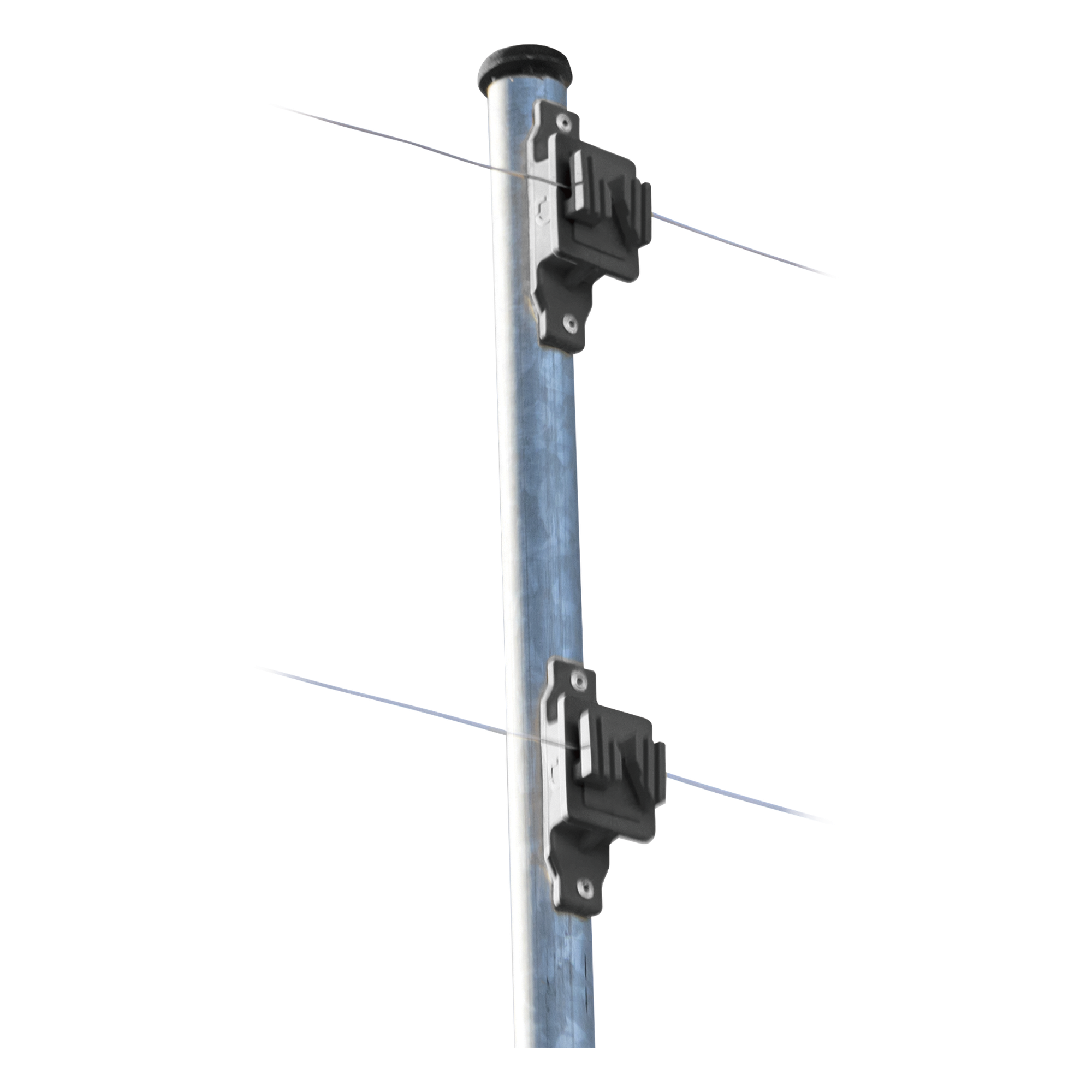 Aislador de Paso Reforzado para Cercos Eléctricos / Aislamiento hasta 18 kV / Resistente a Clima Extremo / Polipropileno y Policarbonato — SFIRE · SKU SFPASO