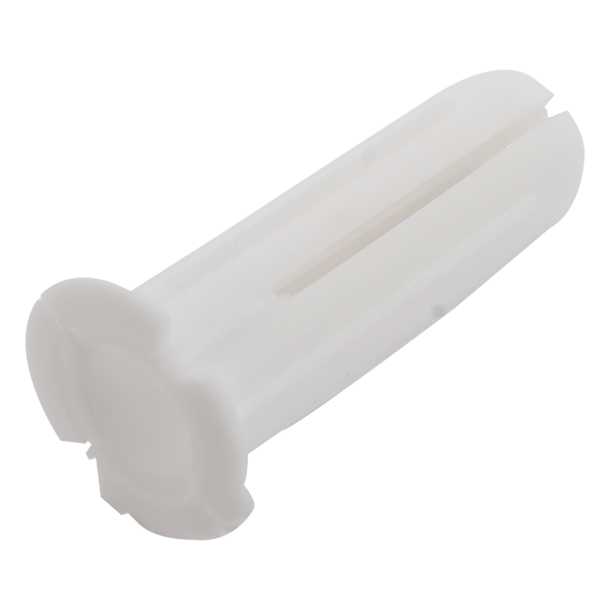 Paquete de 20 taquetes blancos  3/4" y 20 tornillos 8mm x 3/4" (1101-05002)