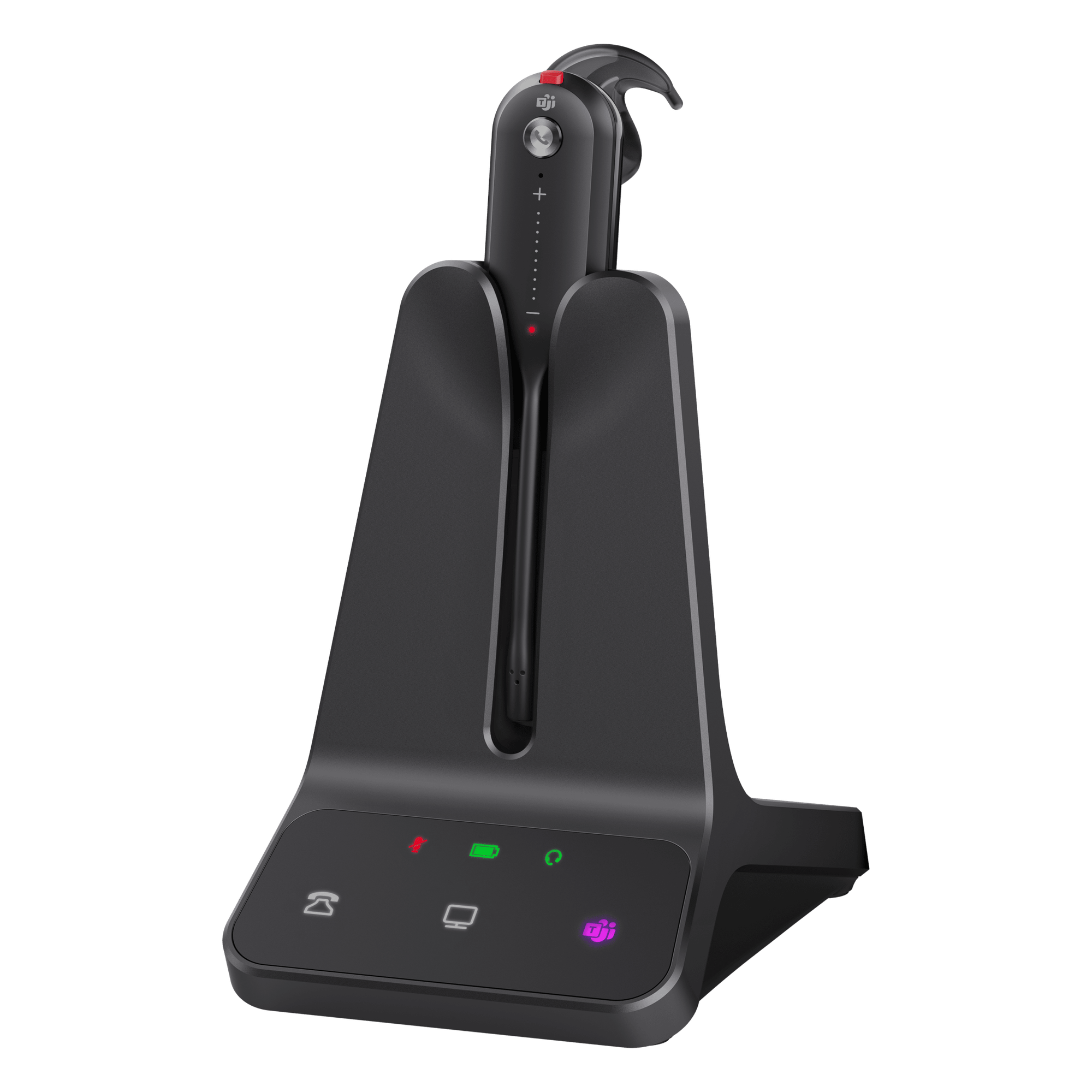 Auricular Inalámbrico DECT / Alcance 185 m (606.9 ft) / Cancelación de Ruido Acoustic Shield / Multidispositivo PC y Teléfono IP / 8 Horas de Conversación