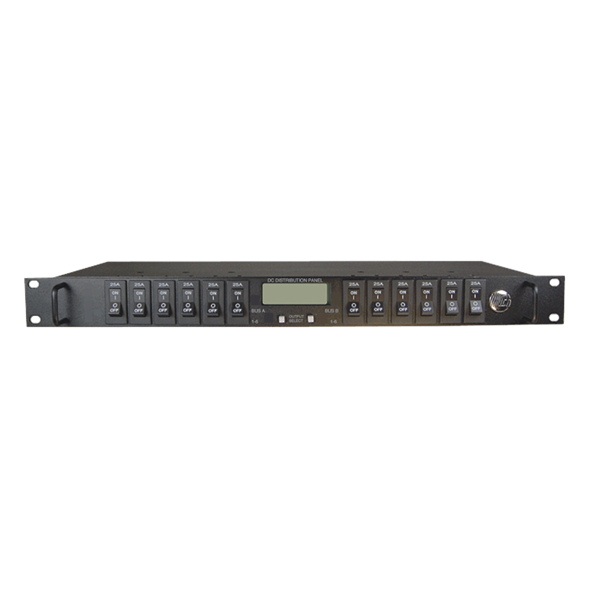 PDU Administrable IP, 12 Salidas para Brakers (No incluidos), Control de Energía Remoto, Doble Bus Inteligente de Distribución CD, Aplicaciones 12,24 y 48 Vcc. — ICT · SKU ICT200DB-12IRC