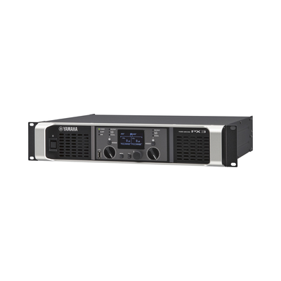 Amplificador de audio Clase D | 300 W x 2 a 8Ω | 500 W x 2 a 4Ω. | Baja Impedancia | Procesamiento Inteligente
