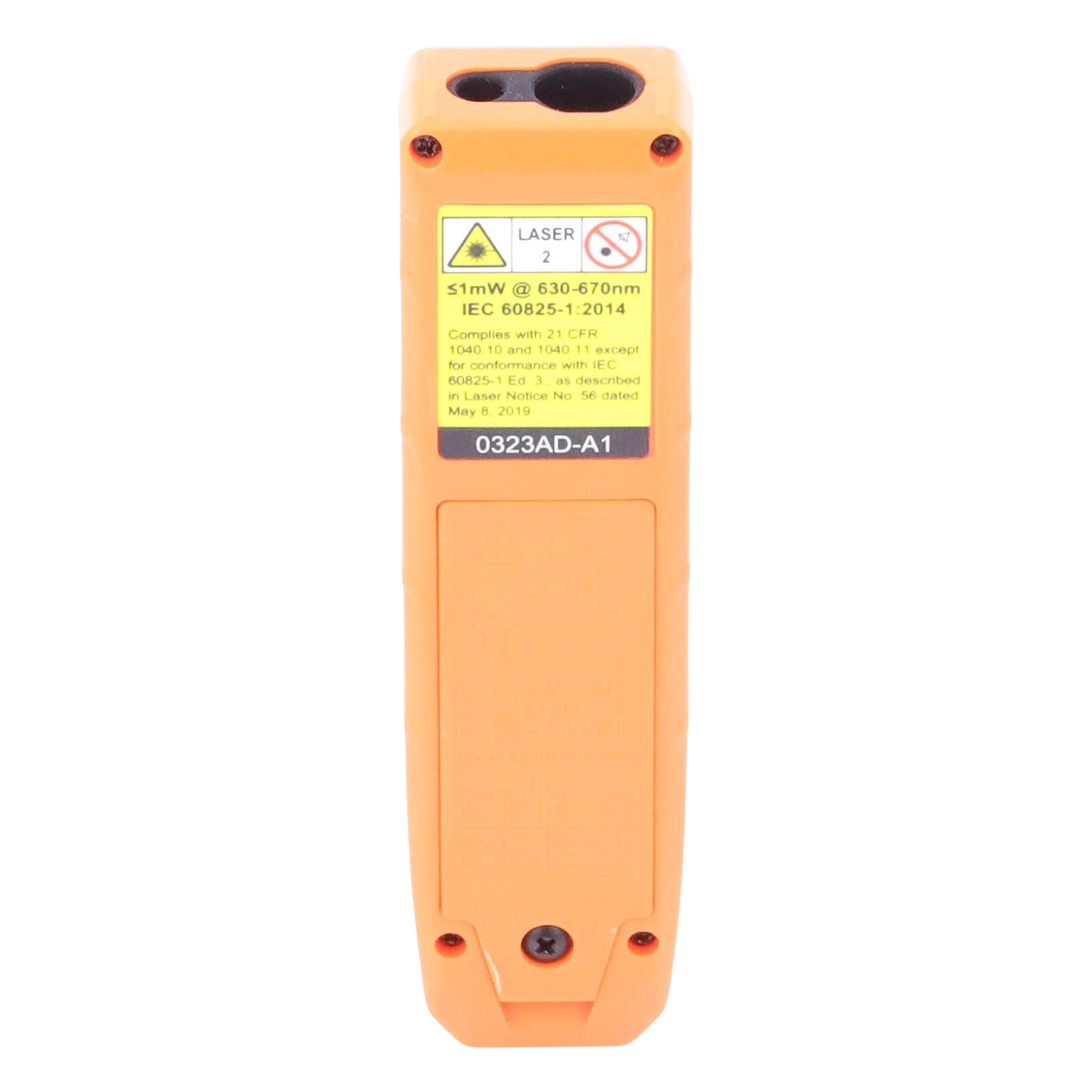 Medidor Compacto Láser de Distancias. Rango: 5.1 cm a 30.5 m / Opción cm o pulg. o Combinado / Clip para Bolsillo.