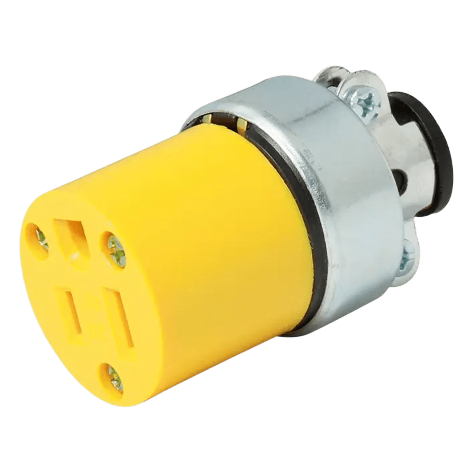 Contacto Blindado Aterrizado / 15 A 125 V / 50/60 Hz / ABS/ Metal / Color Amarillo. — URREA · SKU SYS-136407