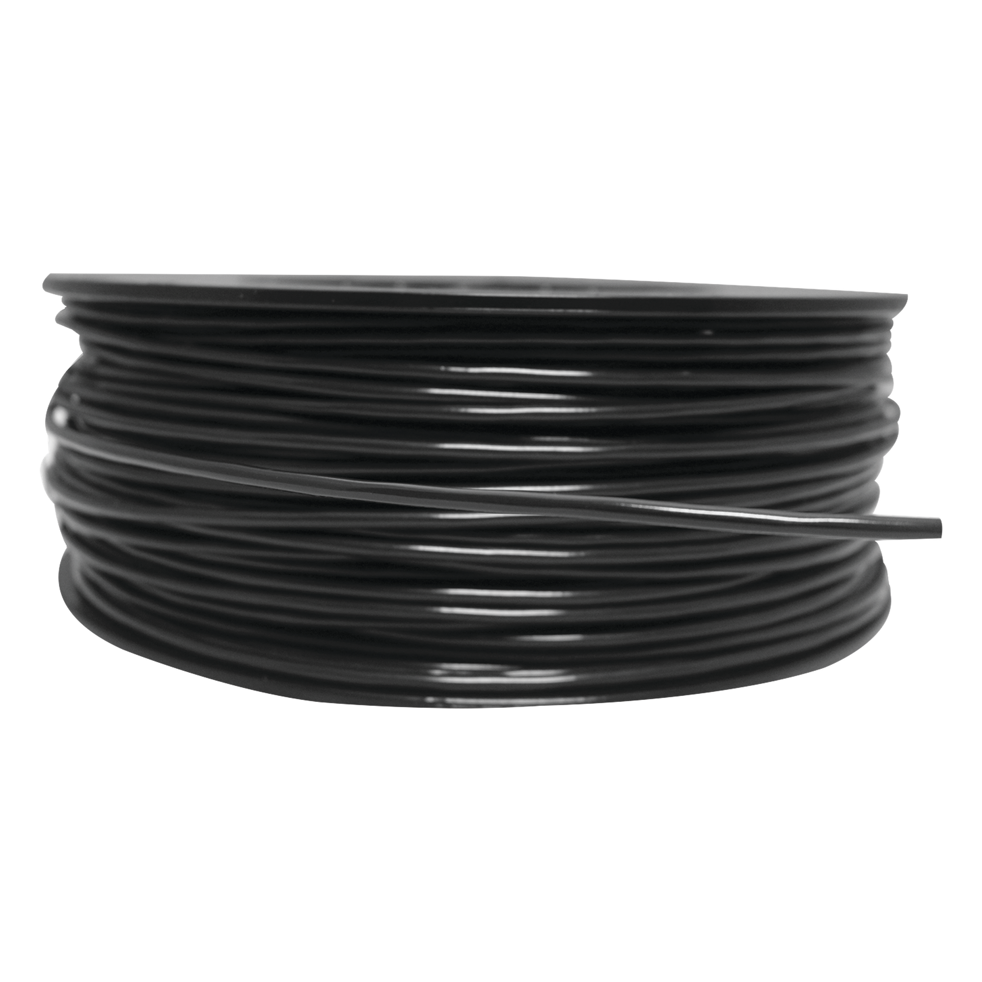 Bobina de 152 Metros de Cable Detector de Calor, Temperatura Fija 88 grados Celsius, Recubrimiento de Nylon Negro para Aplicaciones en Exterior, con Guía Acerada — SAFE FIRE DETECTION INC. · SKU TC-190NG-500
