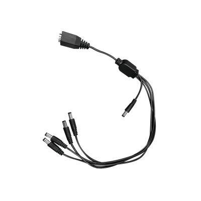 Cable con 5 Vías para Alimentar 4 Cámaras TurboHD y DVR TurboHD Epcom / Hikvision