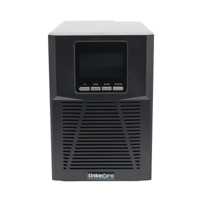 UPS 1000VA/900W Online Doble Conversión /Pantalla LCD / 3 tomas 5-15R / Regulación de Voltaje / Protección RJ45