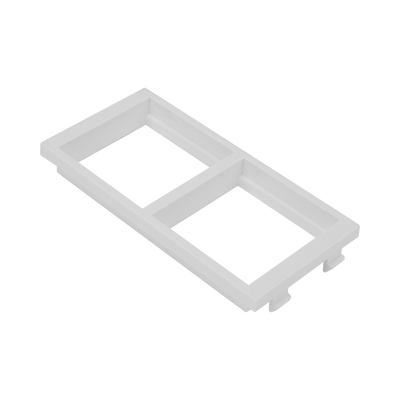 Placa Adaptadora Para Instalar Módulos en Cajas Para Piso Falso SM-CPF-2, SM-CPF-4, SM-CPF-6 y Para Pavimento SM-CPAV-2 y SM-CPAV-4