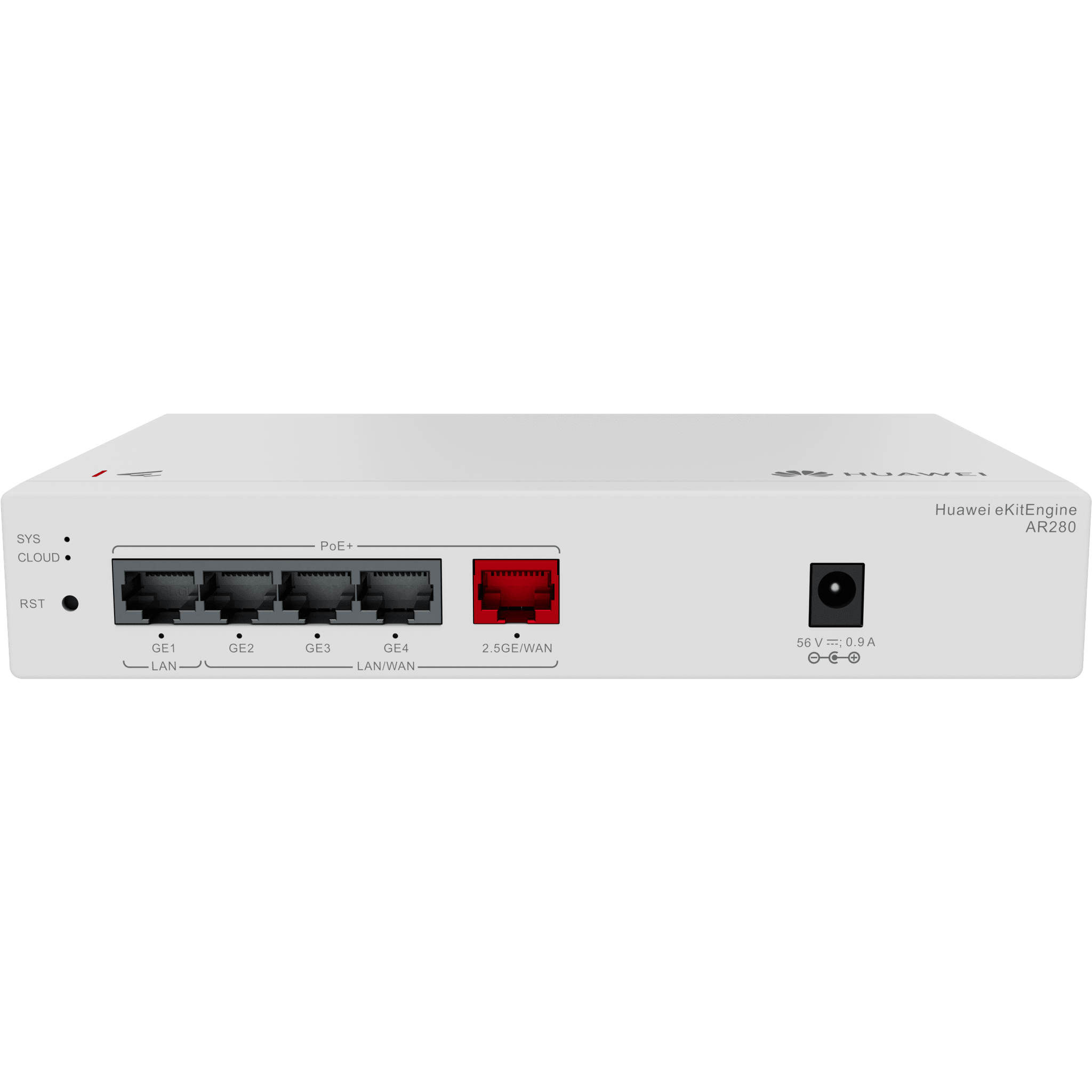 Router eKit para 150 clientes / Controladora para 16 APs / 5 Puertos PoE+ (1 WAN 2.5 Gbps + 1 LAN Gigabit + 3 LAN/WAN gigabit) / Presupuesto PoE 41W / Gestión en la nube / Libre de licenciamiento