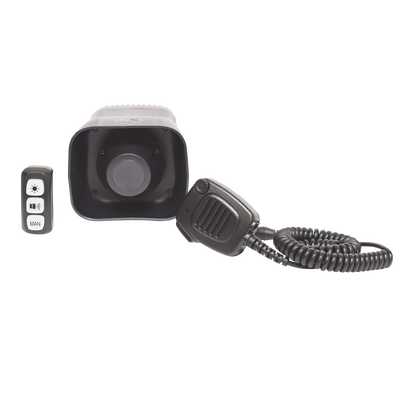 Sirena/Bocina Para Motocicleta de 30 Watts, Incluye Controlador y Microfono