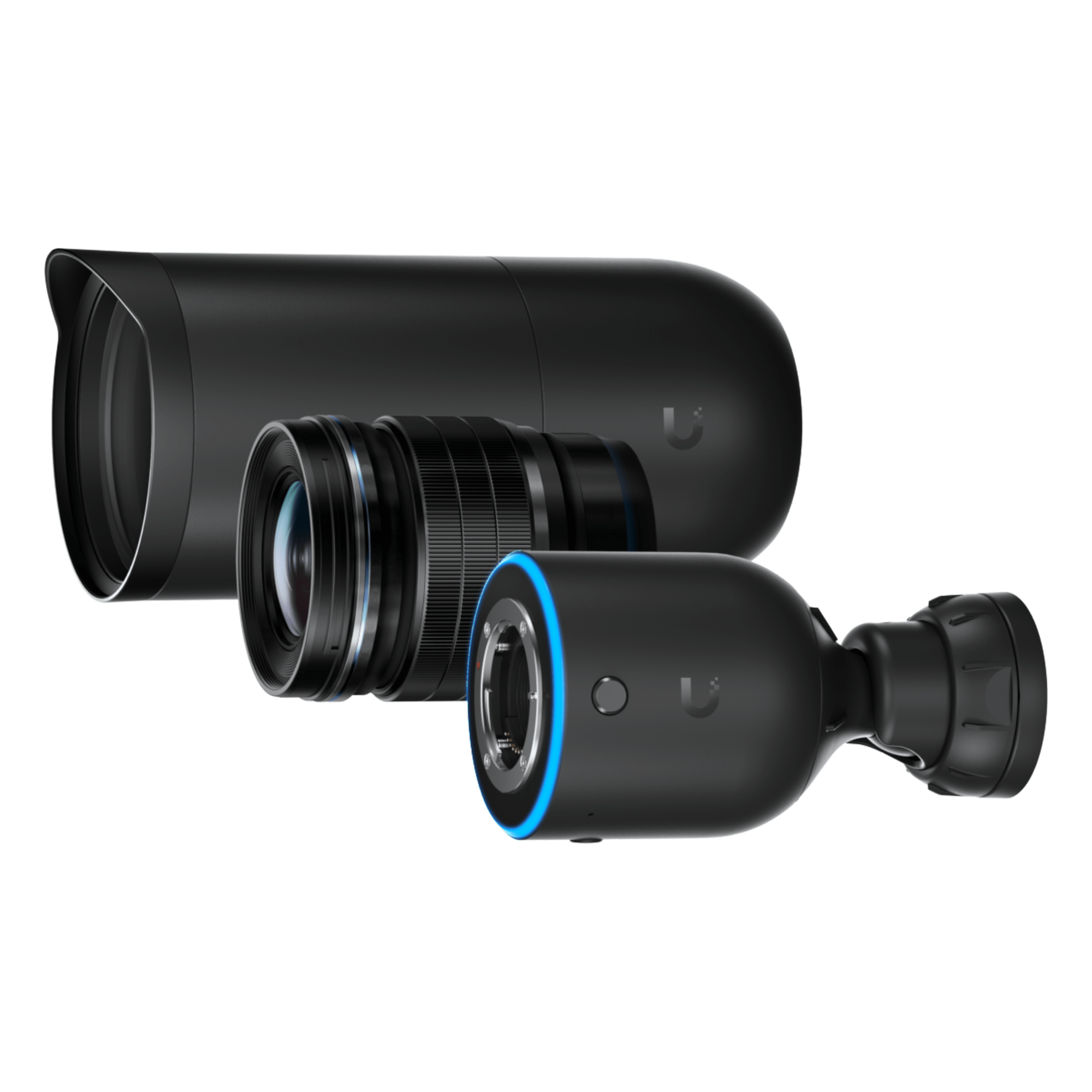 UniFi Protect AI DSLR – Cámara 4K PoE+ para Interior/Exterior con Sensor de Alta Sensibilidad, Lente Fija Gran Angular de 17 mm y Analítica Avanzada por IA — UBIQUITI · SKU UVC-AI-DSLR