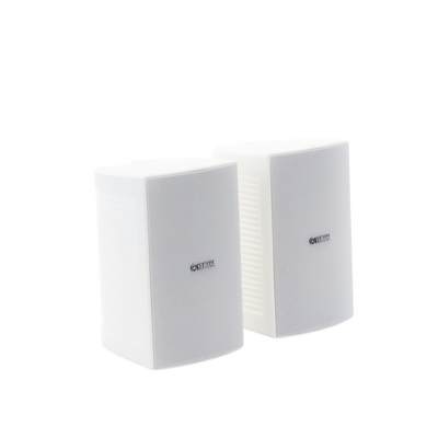 Altavoz de Montaje en Pared | 2 vias, Woofer 6.5 in, Tweeter 1 in | IPX3, 8 ohms, 70/100V | Color Blanco | Par