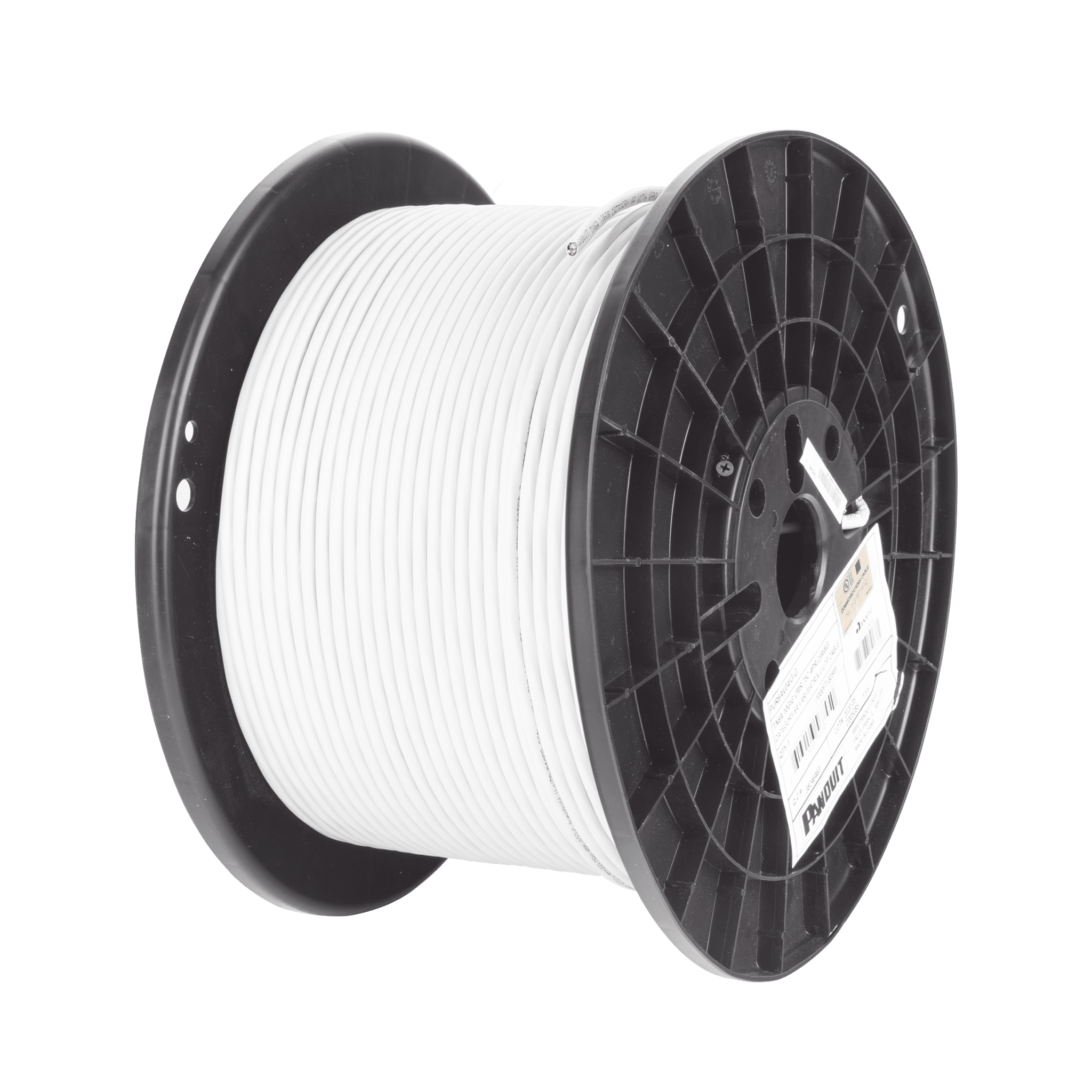 Bobina de Cable UTP de 4 Pares, Vari-MaTriX HD, Cat6A, 23 AWG, CMR (Riser), Color Gris, 305 Metros (1000 Pies) — PANDUIT · SKU PUR6AHD04IG-G