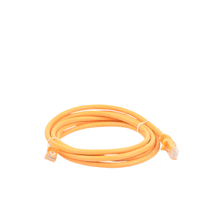Cable de Parcheo UTP Cat6 - 2 Metros (6.56 Pies) - Amarillo