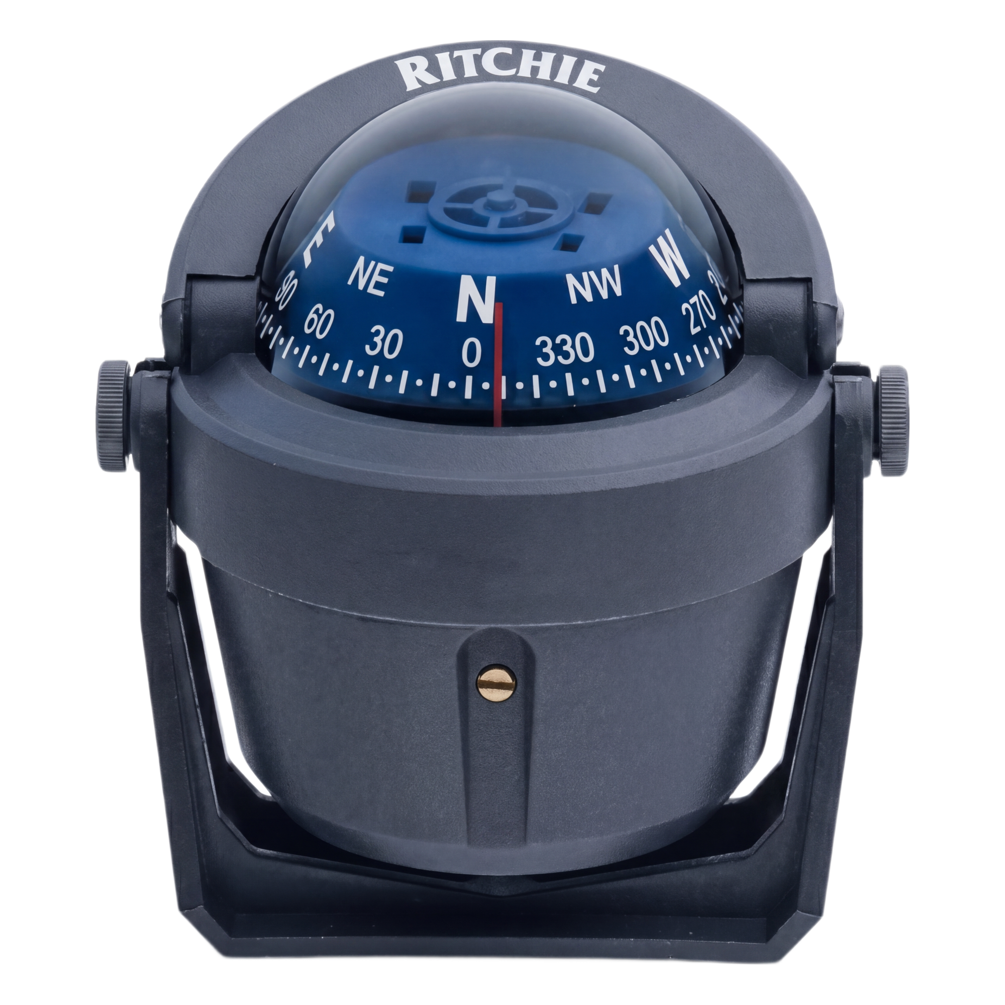 Brújula de Navegación Marítima Ritchie Explorer B-51G / Montaje en Bracket / Dial 2 3/4" (70 mm) / Iluminación Nocturna Verde / DirectiveForce Magnets / Construcción Compuesta Alta Temperatura / 100% Reparable — RITCHIE · SKU B-51G