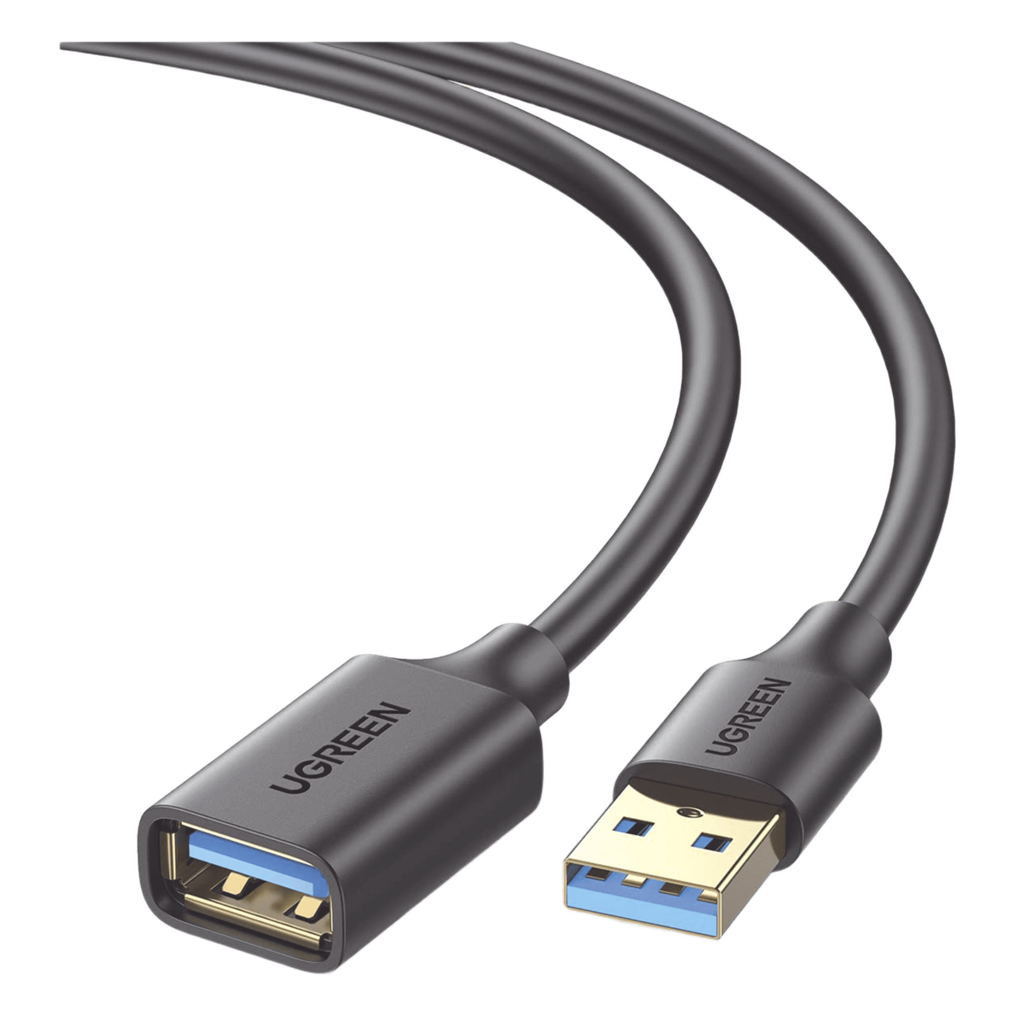 Cable Extensor USB 3.0 / 1 Metro / Macho-Hembra / 5 Gbps / Ultra Durabilidad / Núcleo de cobre estañado 28/22 AWG / Blindaje interior múltiple / Ideal para teclado, mouse , etc. — UGREEN · SKU 10368