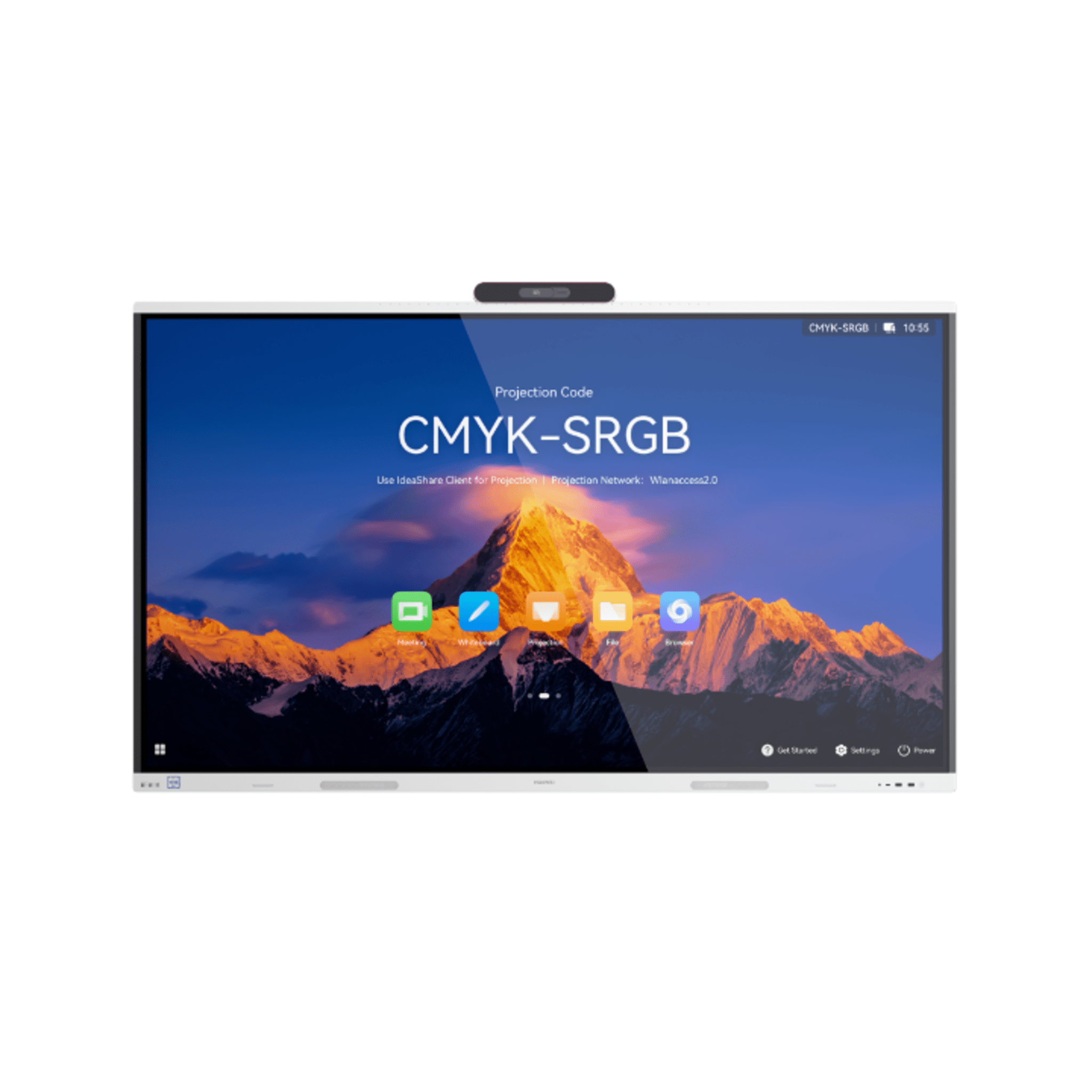 Pantalla Interactiva IdeaHub S3 para Colaboración Inteligente / 75" / Doble Cámara 4K / Harmony OS / Wi-Fi 6 / 24 Micrófonos / BYOM / Enfoque Automático / Baffle acústico / Gestión desde la nube