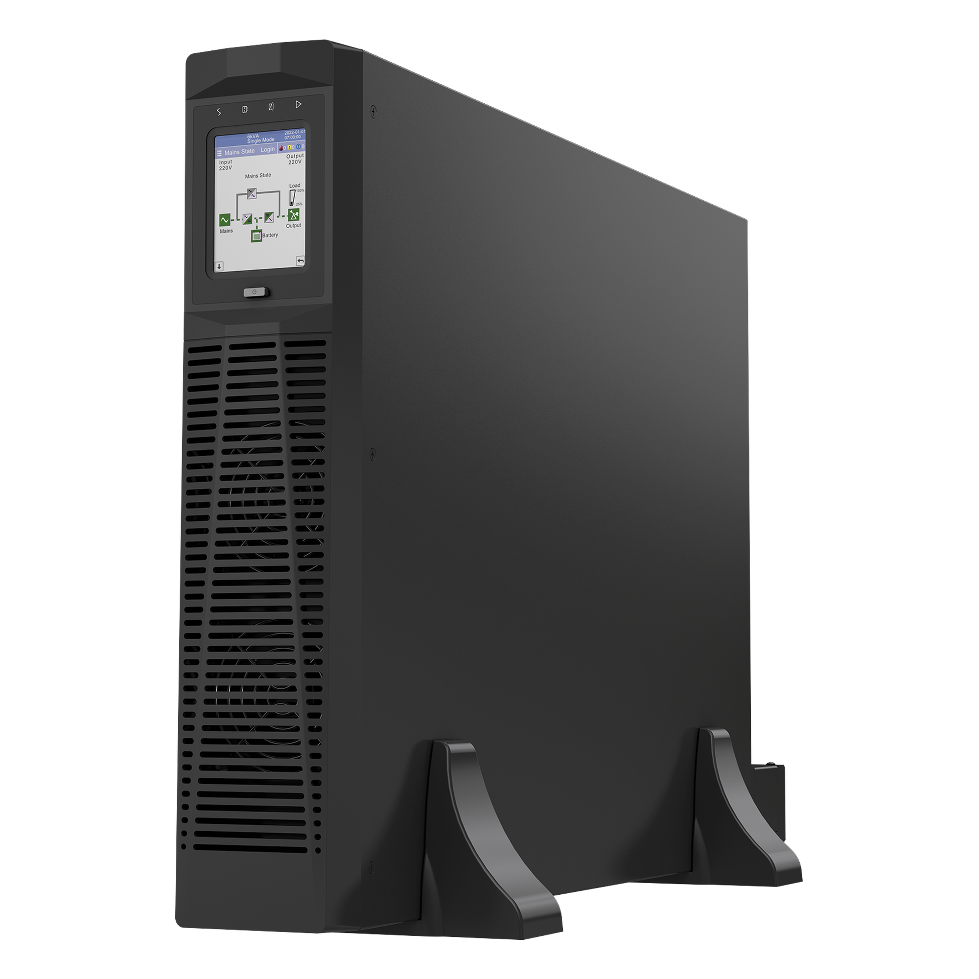 UPS de 10 kVA, Online Doble Conversión, 200 - 240 Vac de Entrada, Fase Única, Sin Baterías con Kit de Cables de Conexión de Baterías — LINKEDPRO BY EPCOM · SKU LP10KRT220