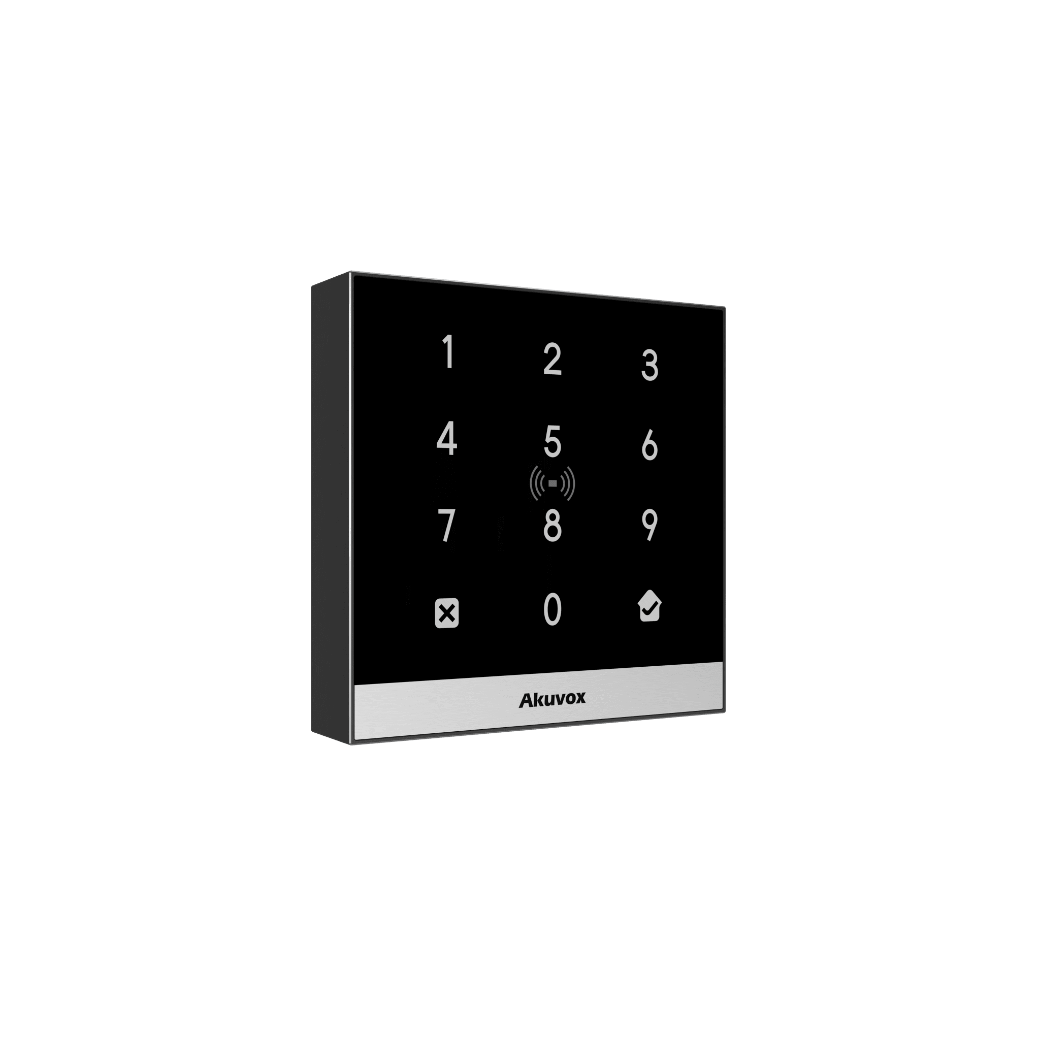 Teclado de Control de Acceso + Bracket de Instalación / Administración 100% en la Nube / Interfaz WEB / POE / Lector Prox 125 kHz / MIFARE 13.56MHz / NFC / APP Smart Plus / Control de 1 Puerta / PIN Para Visitas / IP65