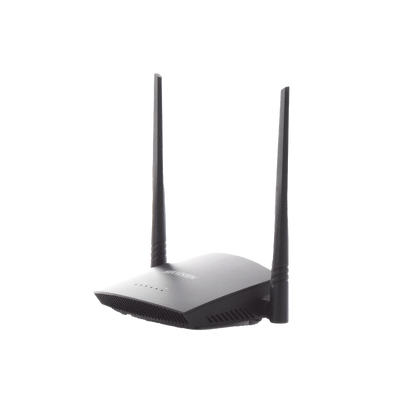 Router Inalámbrico WISP en Banda 2.4 GHz / Hasta 300 Mbps / 4 Puertos 10/100 Mbps / 2 Antenas Omnidireccional de 5 dBi / Interior