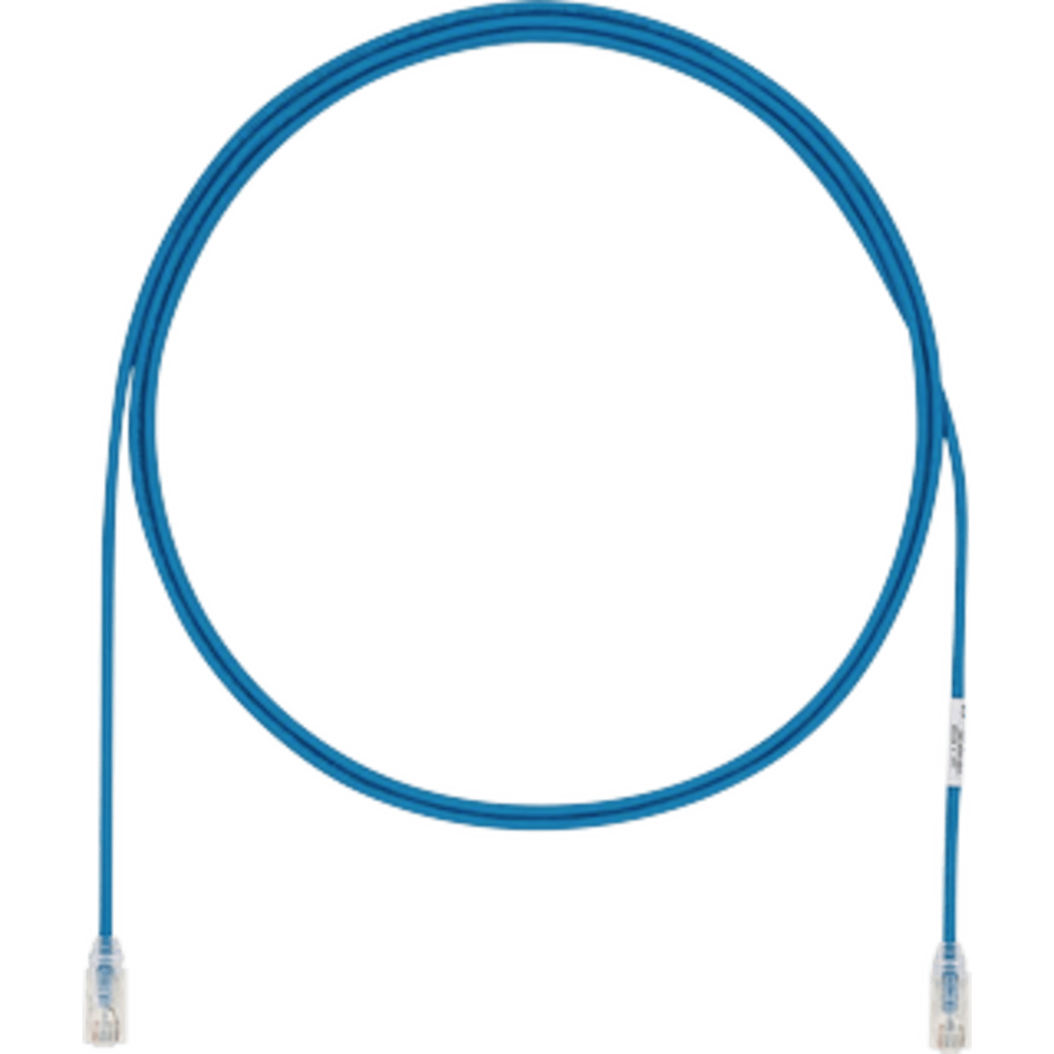 Cable de Parcheo UTP Cat6A, CM/LSZH, Diámetro Reducido (28AWG), Color Azul, 5 Metros (16.40 Pies).