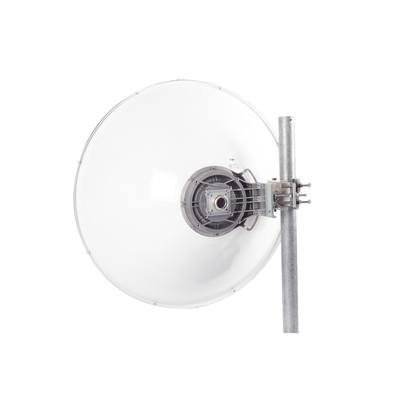 Antena Direccional de Alto Rendimiento/ Parábola profunda para mayor aislamiento al ruido/ Conector guía de onda para radio C5x y B5x / 3 ft / 4.9 a 6.4 GHz / Ganancia de 32 dBi / Soporte de acero inoxidable / Incluye montaje.