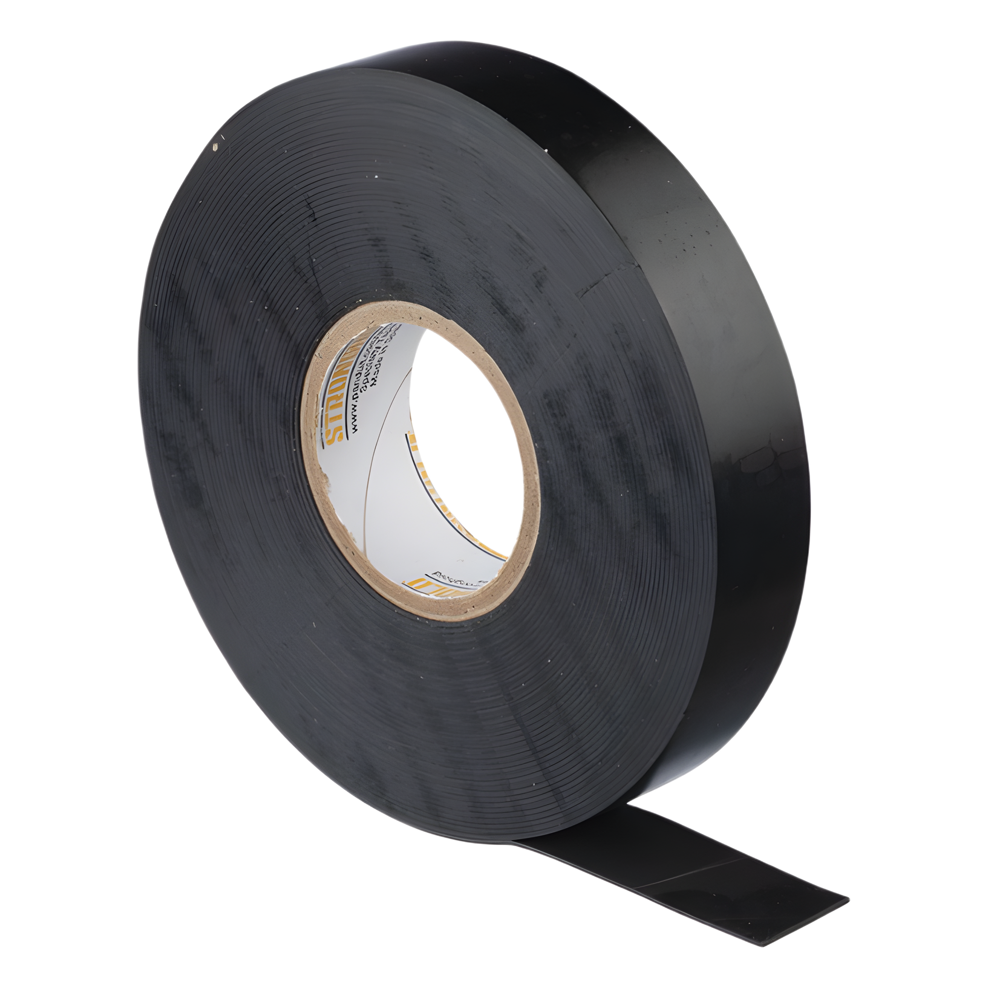 Cinta Eléctrica STRONGHOLD para Aislar de Caucho EPR, Autoadhesiva, Uso Industrial en Uniones de Alto Voltaje y Temperatura , Grosor de 0.76mm (30 mil), Ancho de 19mm, y 9.1m de Largo, Color Negro — PANDUIT · SKU ST130-075-30BK