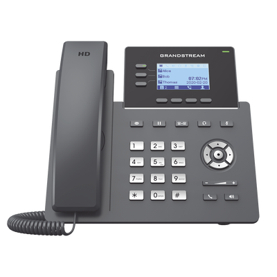 Teléfono IP / 3 Líneas / 6 Cuentas SIP / Gigabit PoE / Audio HD Opus / Gestión en la Nube — GRANDSTREAM · SKU GRP2603P