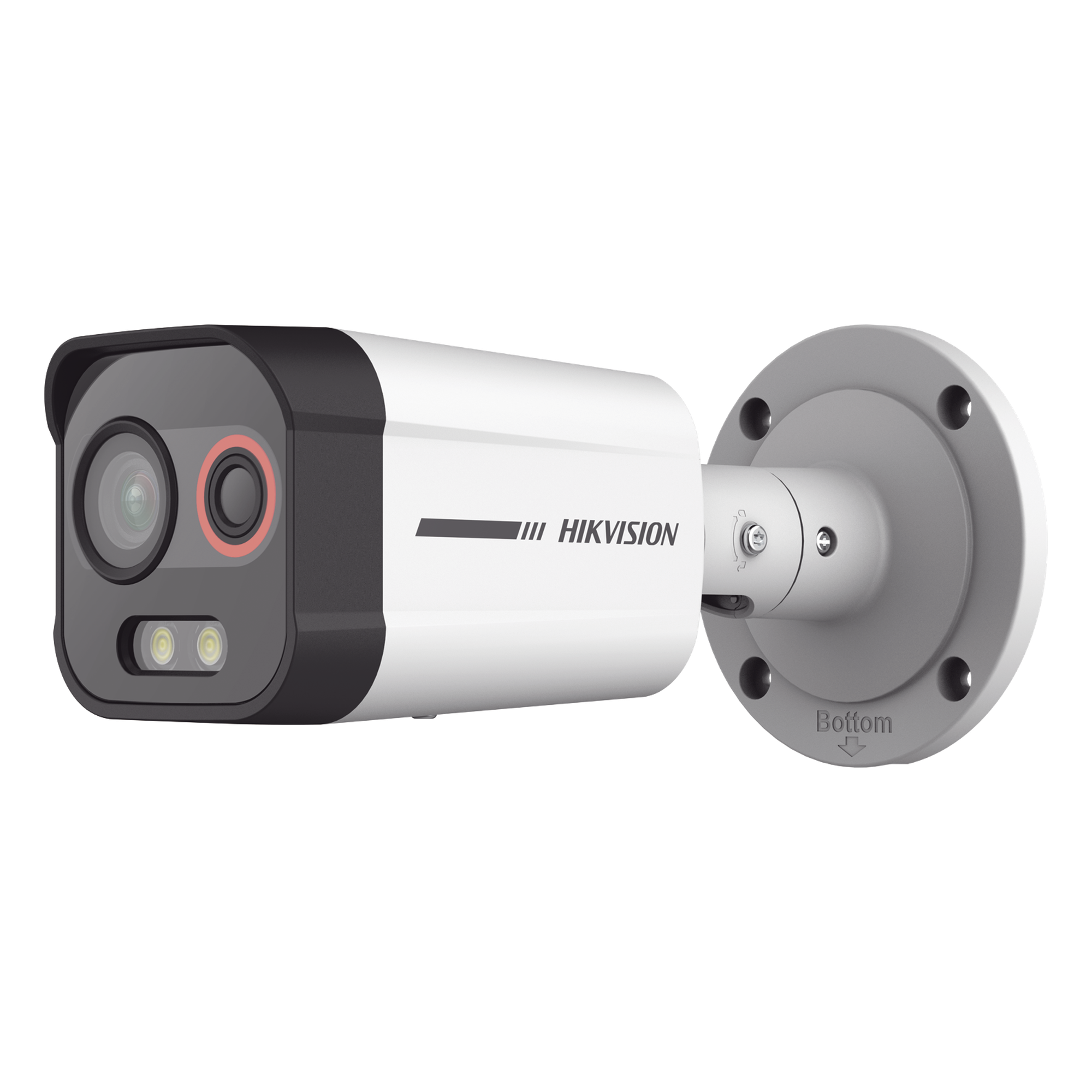 Cámara Bala IP Térmica y Óptica Biespectral para prevenir incendios/ Detección de fuego / Medición de Temperatura / Resolución Óptica 4 MP ColorVu / Resolución Térmica 96 x 72 — HIKVISION · SKU DS-2TD2608-1/QA/FP