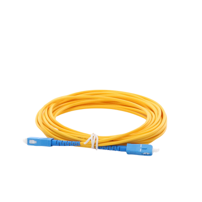 Jumper de Fibra Óptica Monomodo SC/UPC-SC/UPC Simplex de 6 Metros (19.69 Pies), 3mm